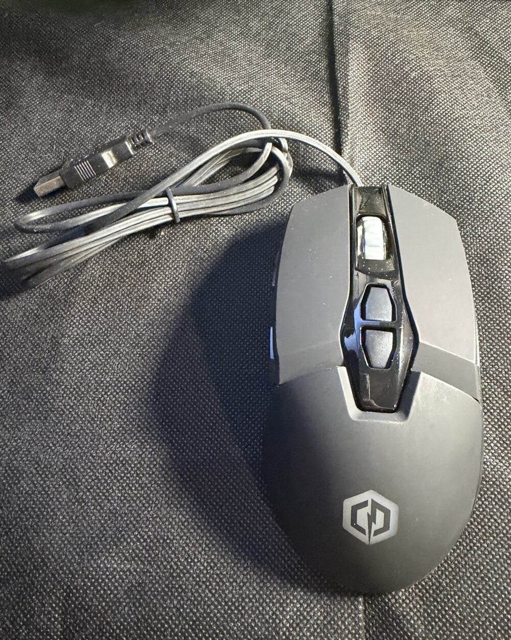 CyberPowerPC Elite M1-131 Optical Wired USB Gaming Mouse 2000 DPI 4-Button Black